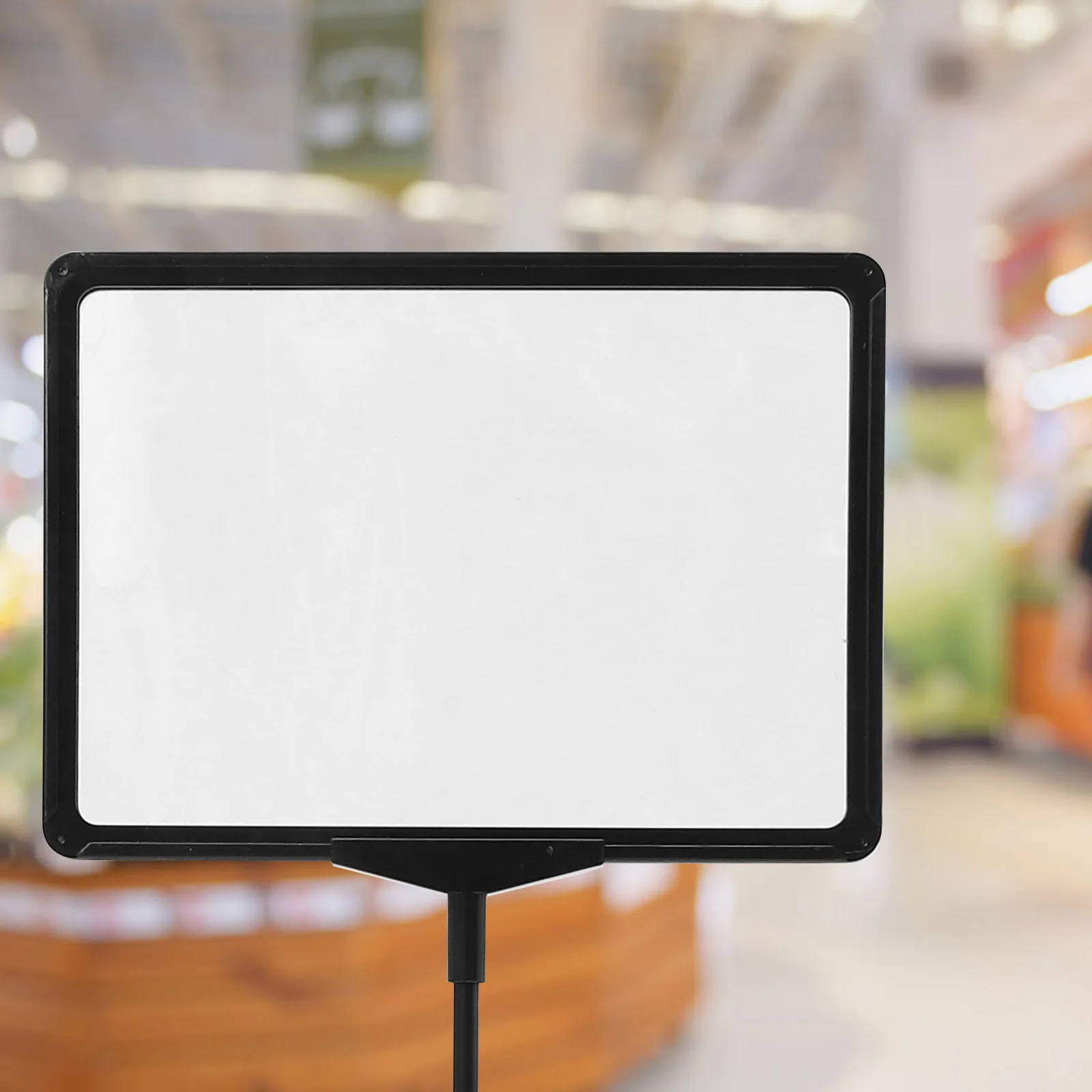 

A4 Price Display Holder Erasable Label Rack for Fruits Vegetables Adjustable Shelf Sign Stand Supermarket Accessory Stainless