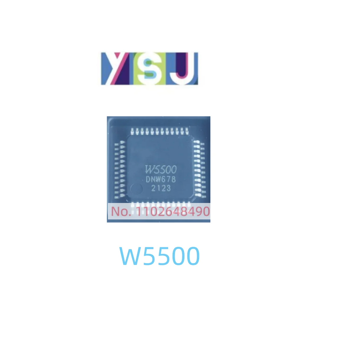 W5500 IC Brand New Microcontroller EncapsulationLQFP48