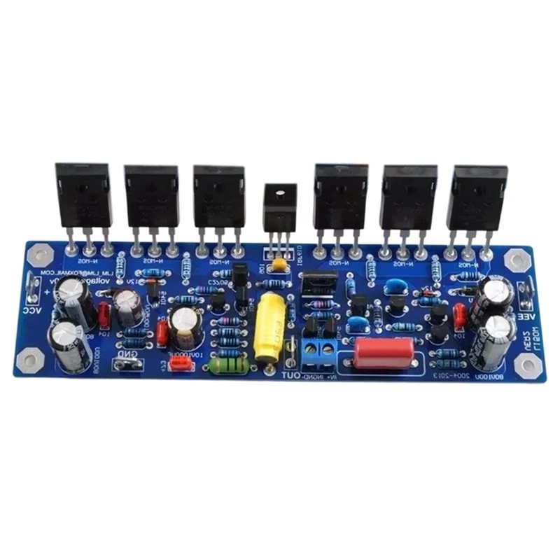qwe-l150w-amplifier-6-pieces-200w-mosfet-per-channel-field-effect-transistor-finished-board-for-diy-speaker-no-radiator