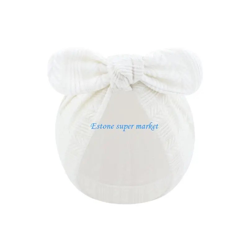 090B Baby Hospital Hat Comfortable Stretchy Newborns Fetal Cap Brimless Headwear