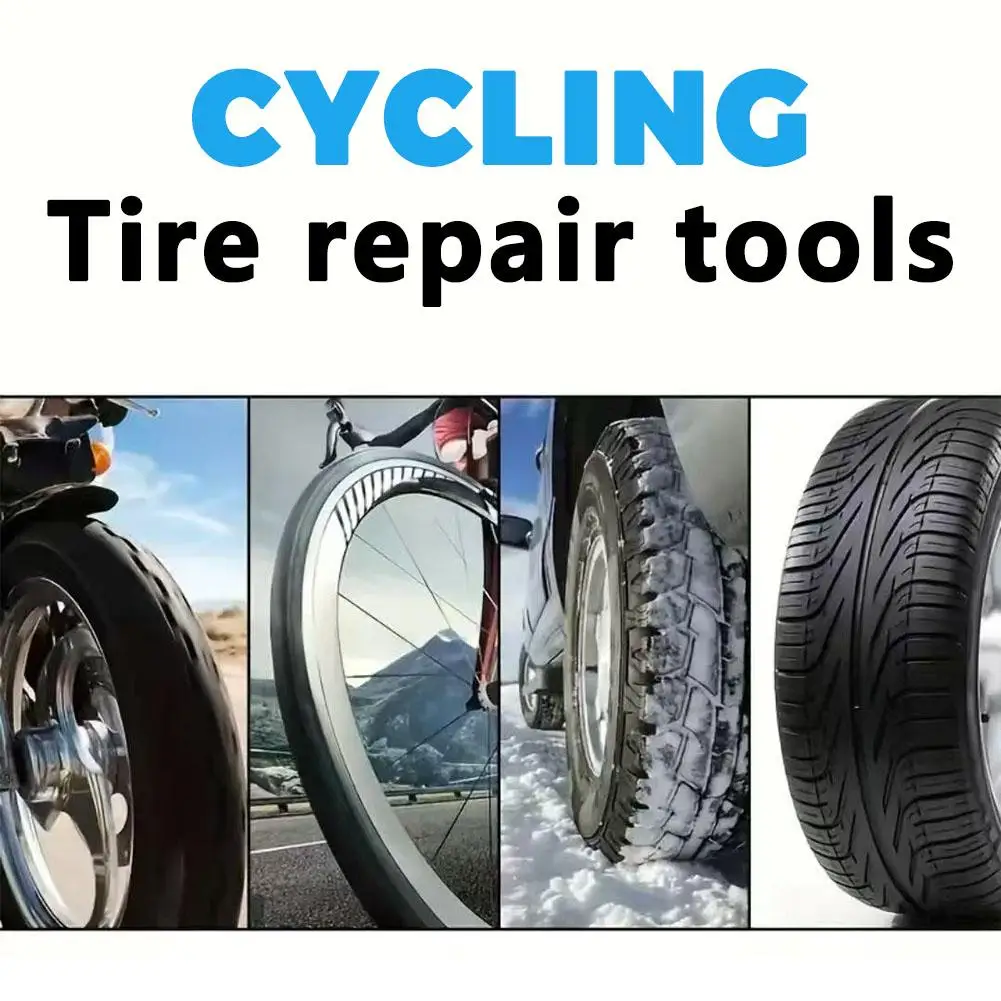 Protable Cycling Quick Repair Equipment 42pc Handle Tire Repair Tool For Bicycles & Motorcycles Bag Packaging Repair Tool Set