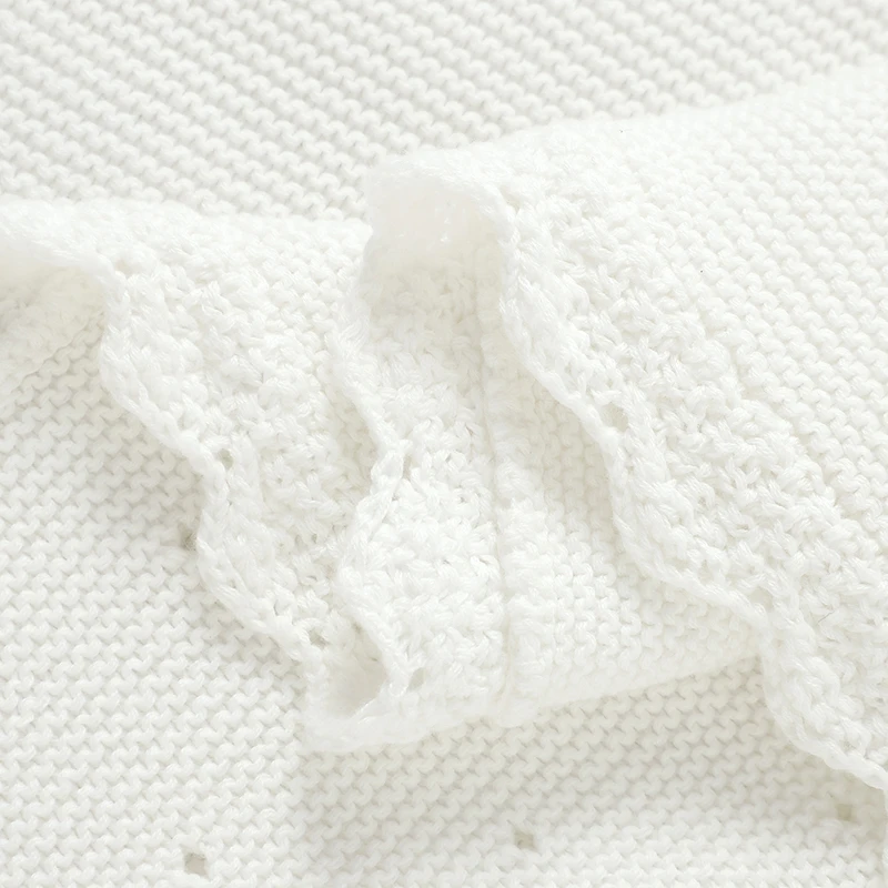 100*80 سنتيمتر القطن الطفل التعميد البطانيات لينة متماسكة مع خياطة الصليب الوليد بنين بنات قماط الحضانة بطانية المعمودية هدية #6