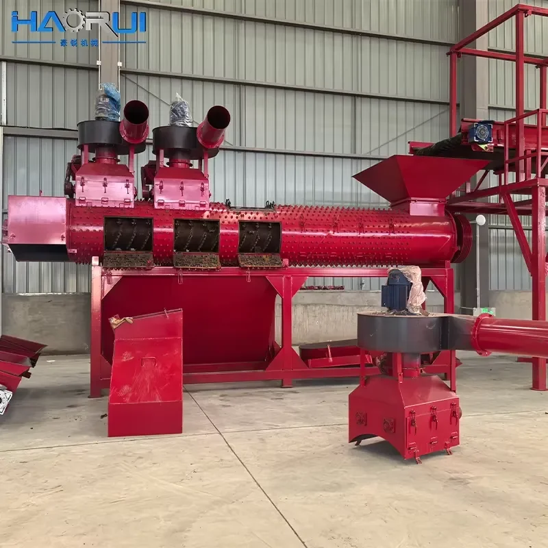 Recycling Machine 2026 HAORUI Plastic Water Bottle Recycling Machine PET Bottle Label Remover Machine Plastic Bottle Label