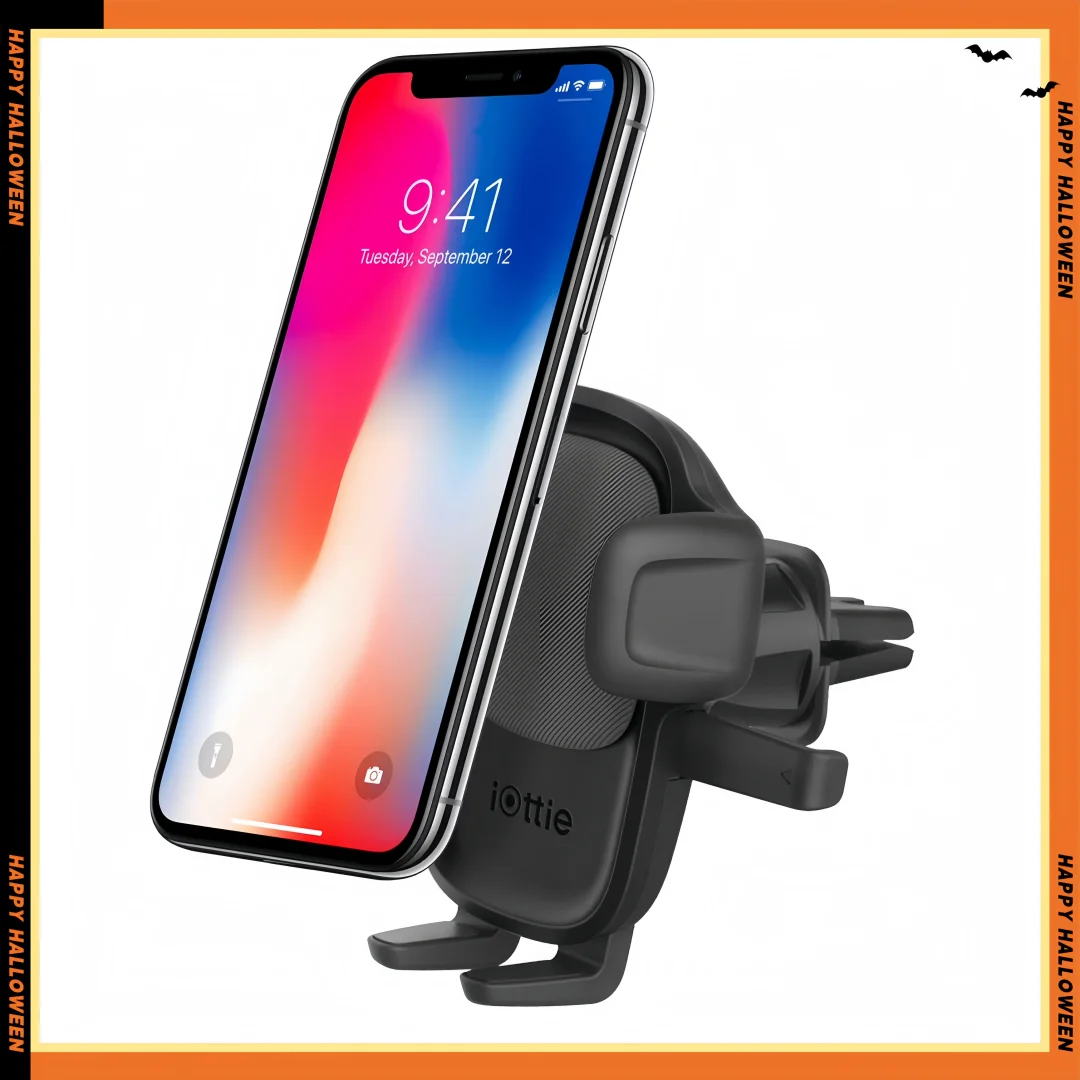 

Air Vent Car Mount. Universal Phone Holder. Hands-Free Navigation for Drivers. Secure Grip.