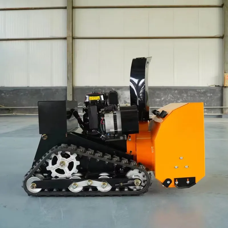High Horsepower Brush Snow Cleaning Sweeper Robotic 600mm 800mm Gas Powered Snow Blowers for Convenient Winter Cleanup