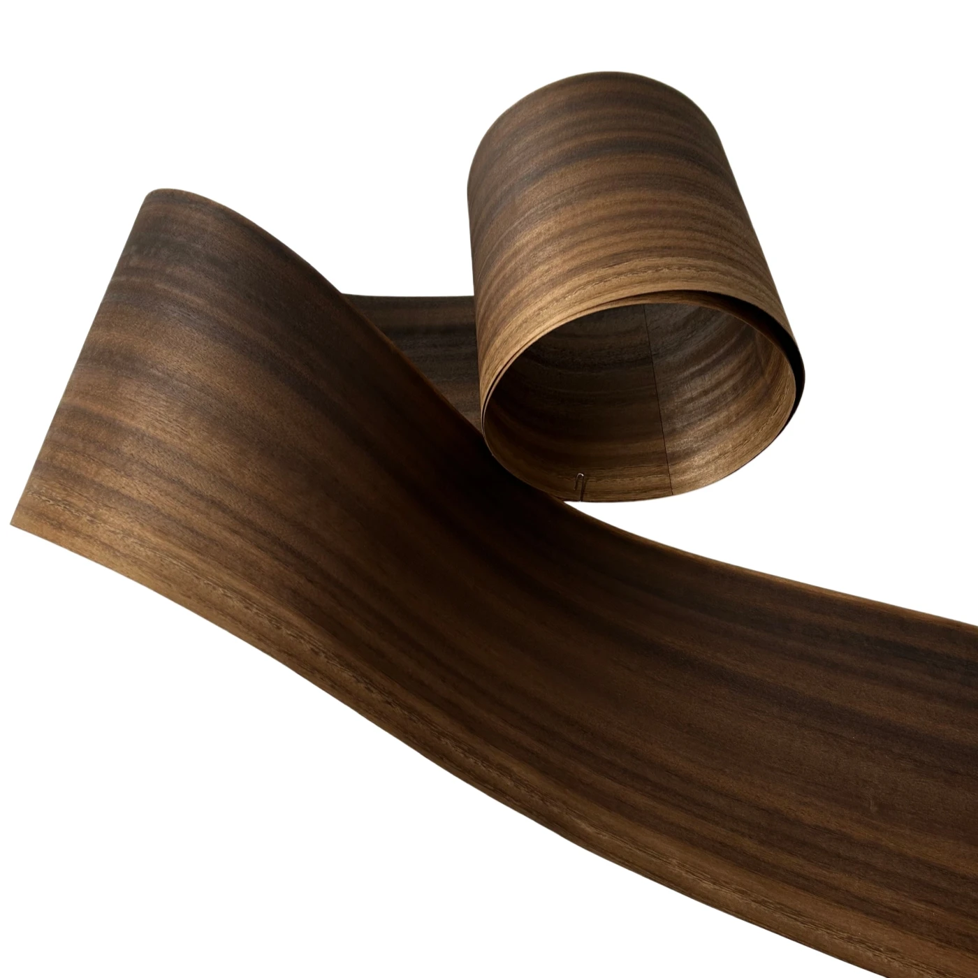 Natural Smoked Eucalyptus Wood Veneer of 0.4mm Thickness, Sizes 20cmx250cm, Fumed Veneer Roll for Furniture Renovation and DIY
