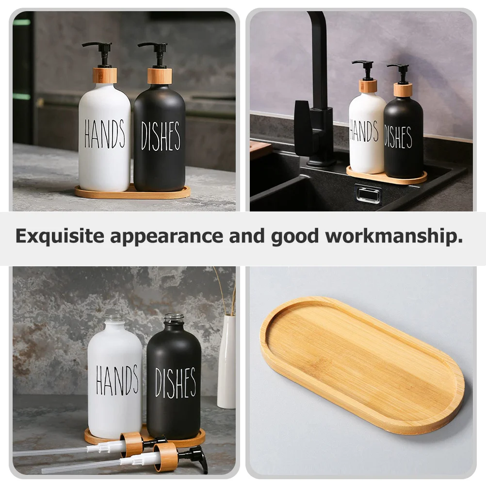 

1Set Long Lasting Glass Shampoo Dispenser Practical Pump Bottle for Family Hotels Shampoo Bottle Soap Dispenser