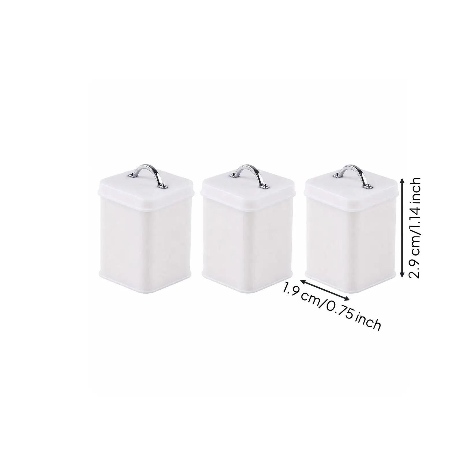 Tiny Storage Can for Dollhouse Interior Styling Realistic Mini Kitchen Accessory