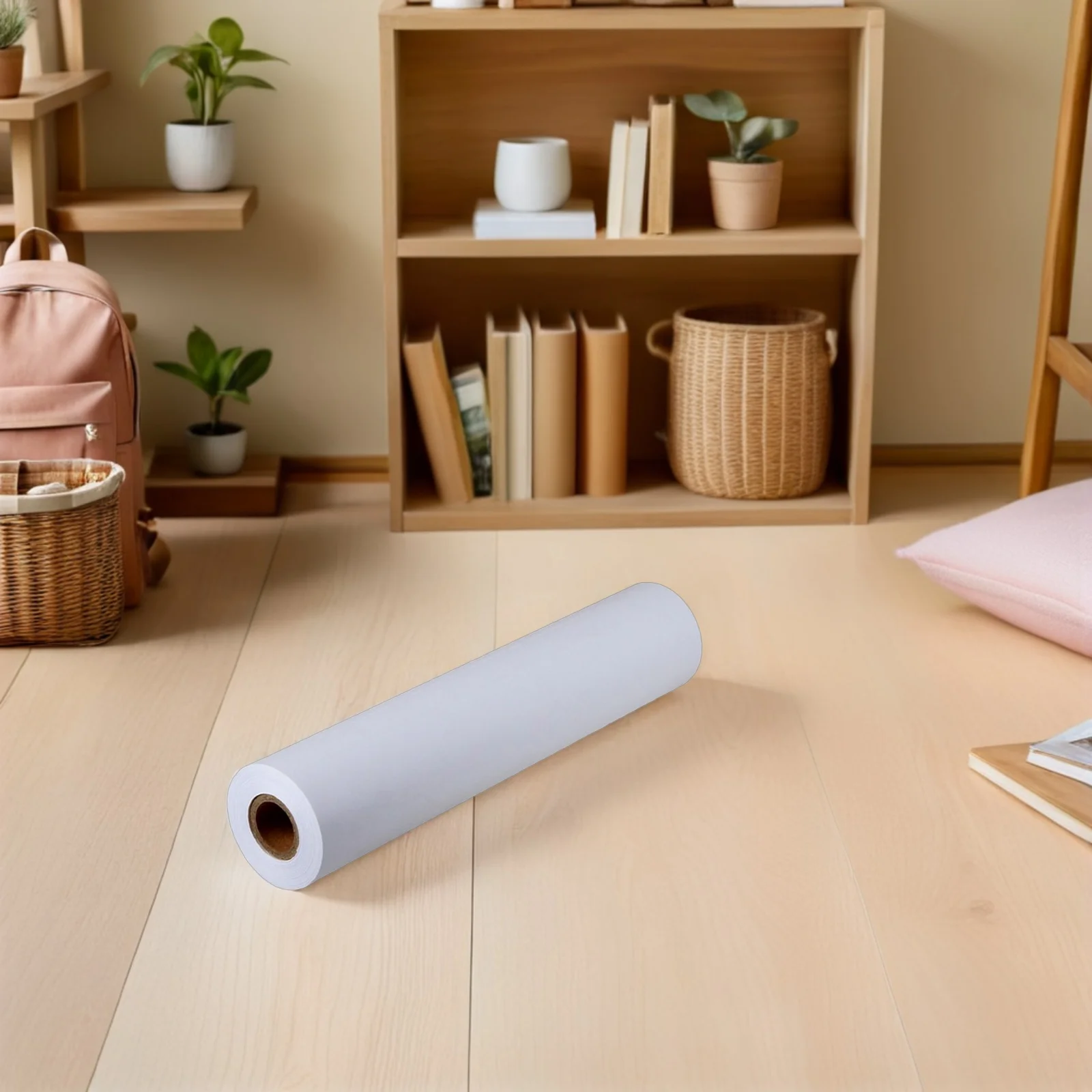 

2Pcs Drawing Paper Rolls White Thick Smooth Surface for Sketch Painting Watercolor Art Craft Activity Recycled Paper