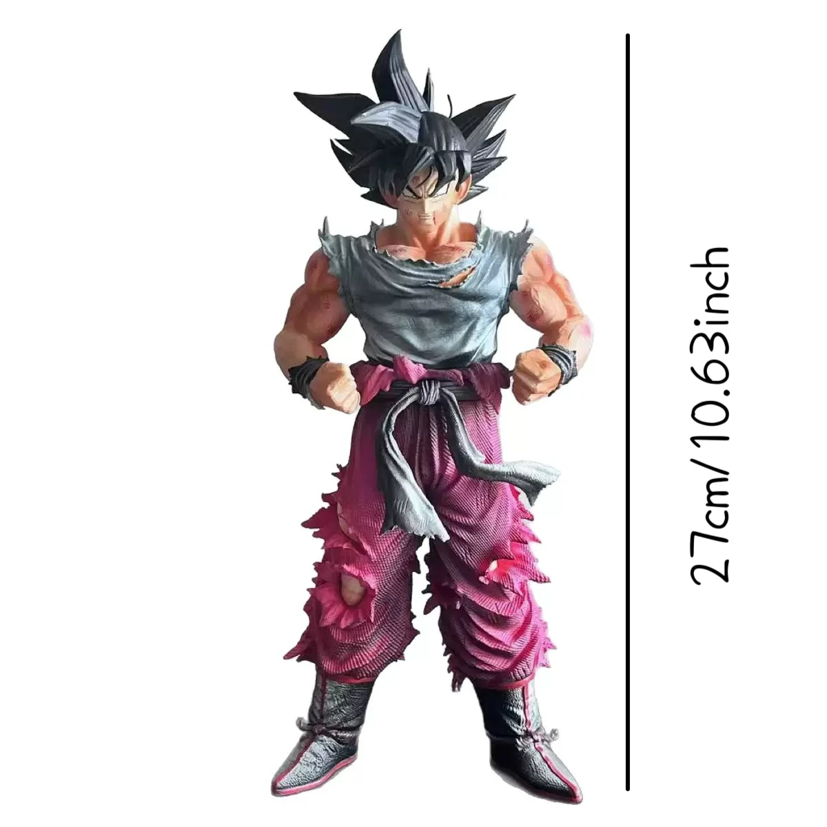 28 سنتيمتر لعبة دراغون بول YS غوكو عمل الشكل أنيمي الشكل سوبر سايان واحد أنيمي الأجهزة الطرفية منتجات مخصصة نموذج تمثال لعبة هدية #6