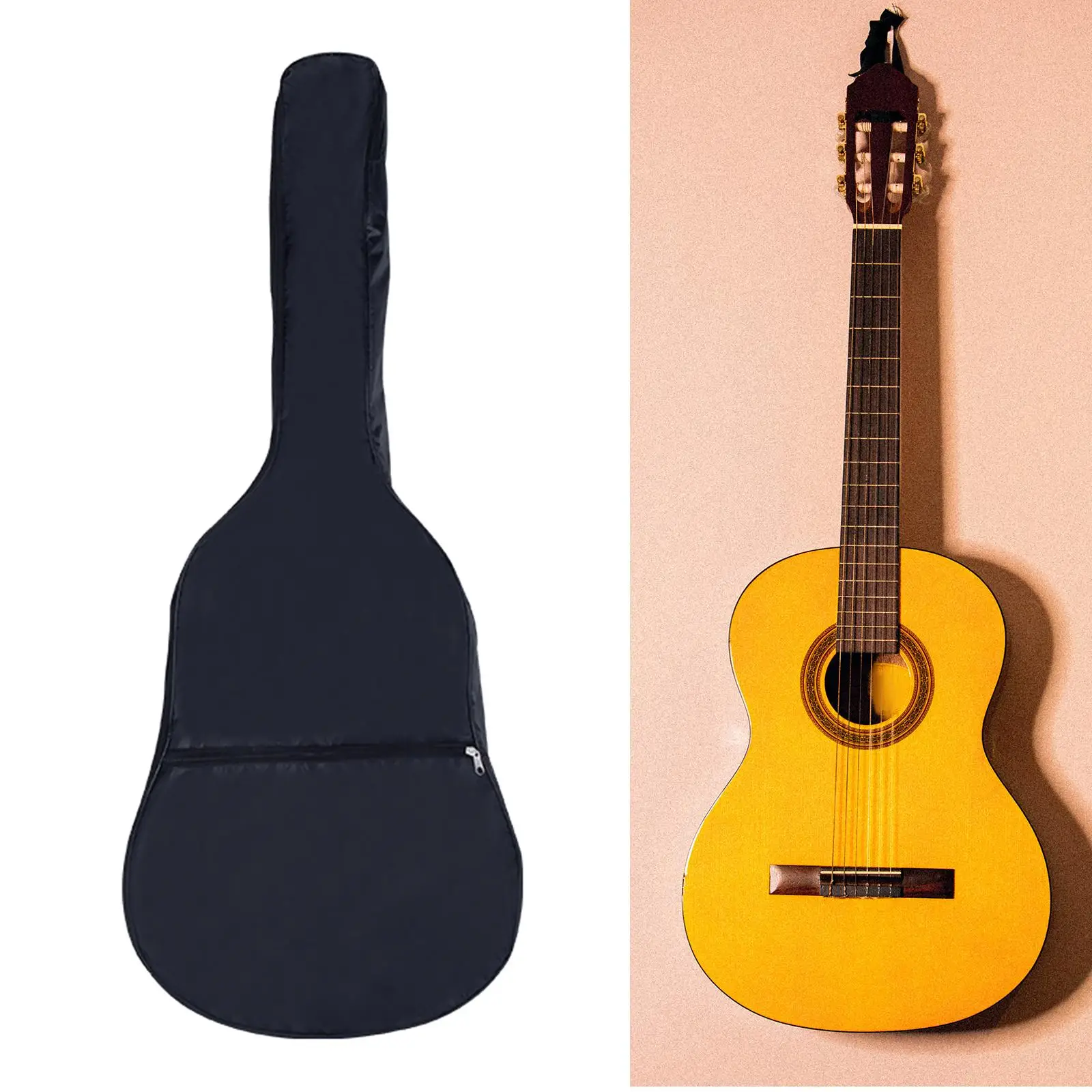 Acoustic Guitar Bag 41 Inch Water  Shock for Documents Accessories