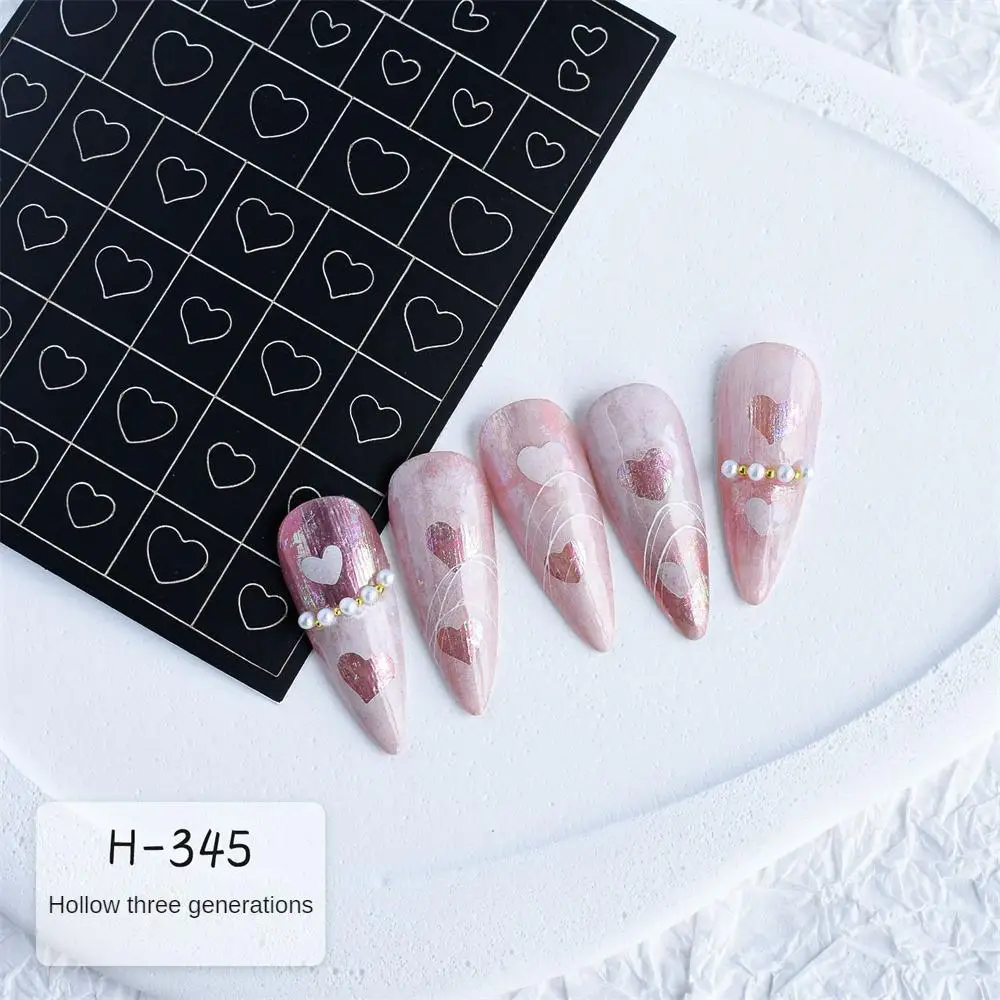 Airbrush Stencil Voor Nagels Hart Vlinder Star Nail Stickers Y 2K Bedels Bloemen Blad Stempelen Platen Airbrush Sjablonen