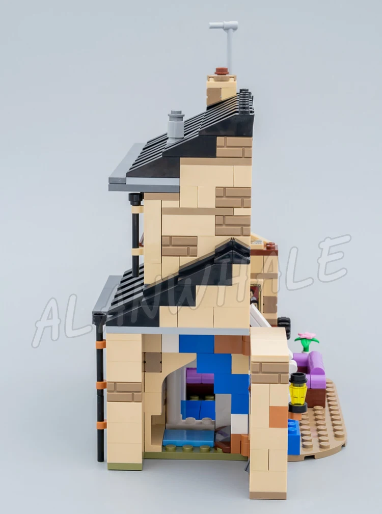 825 قطعة العالم السحري للمعالجات 4 محرك خاص 2-طابق منزل سر المنزل 11571 ألعاب مكعبات البناء متوافقة مع النموذج