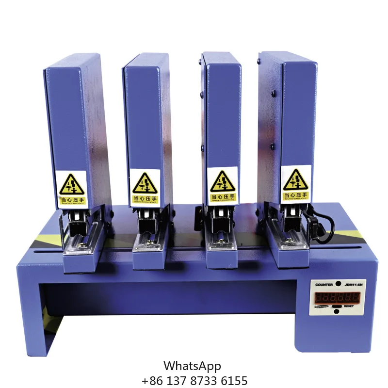 300 Times/Min 0.7-0.8MPa Single/Dual/Triple/Quad Head For Fast Binding High-Speed Electric 12 Gauge Metal Stapler