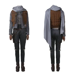 Rogue One A Story Cosplay Costume Jyn Erso Outfits Female Soldier Outfit With Scarf Adult Hero Halloween Cosplay Suit