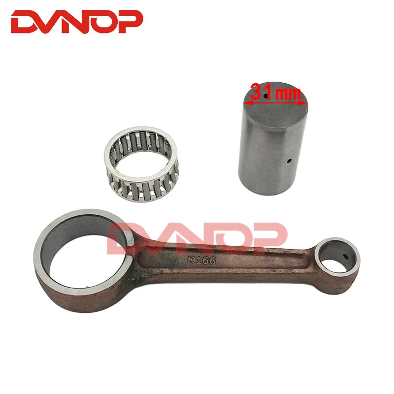 Motorcycle GS200 QM200GY DR200 crankshaft connecting rod for Suzuki 200cc GS DR QM 200 con rod with needle bearing