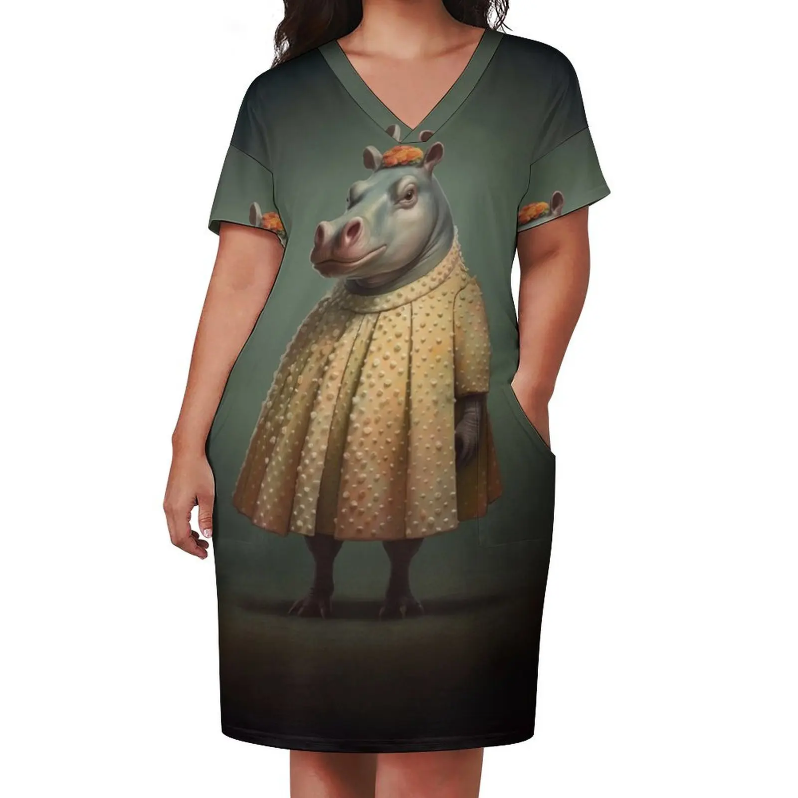 まさにヴィンテージルーズポケットドレス女性服 2025 新着ドレス女性のドレスウエディング用女性服