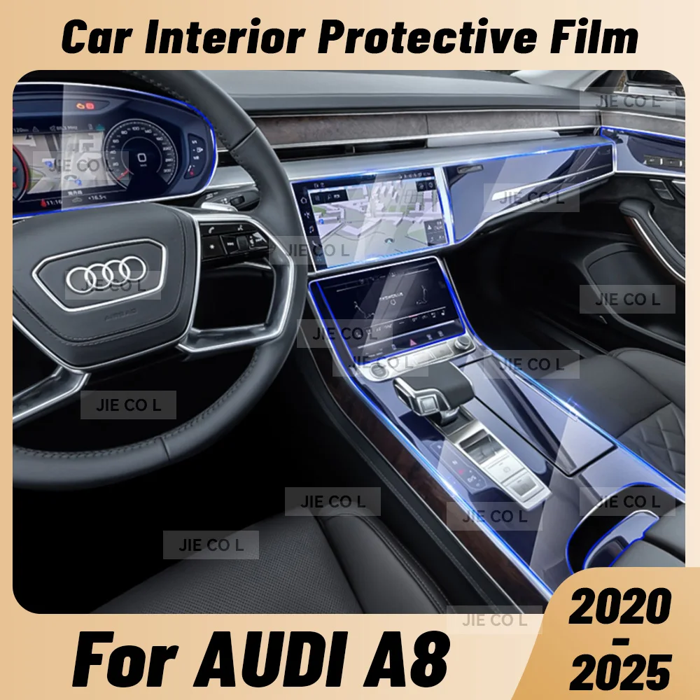 

Anti-scratch Car Interior Center Console Media Dashboard Navigation TPU Protector Film For AUDI A8 2020-2025 2024 Sticker