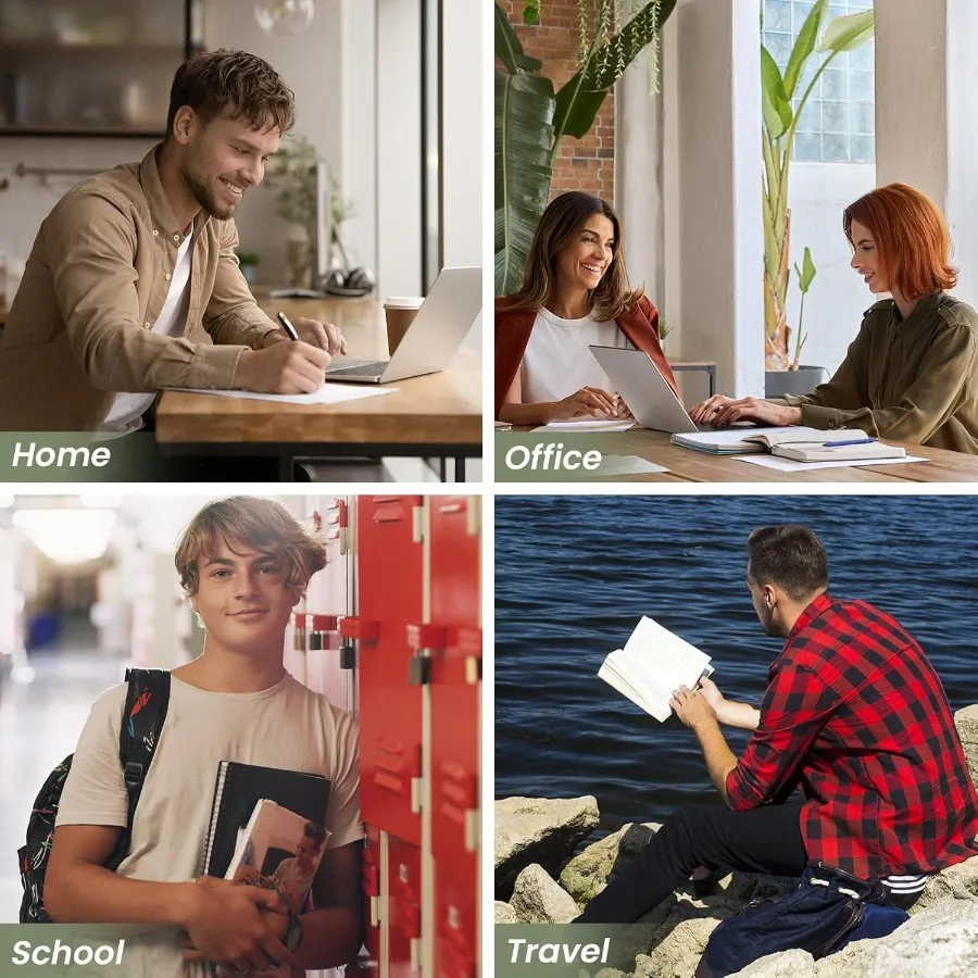 A5 PU Leather Ring Binder Refillable 6 Ring Cover for A5 Filler Paper Budget Binder Notebook Binder Pockets for Travel Work Inn