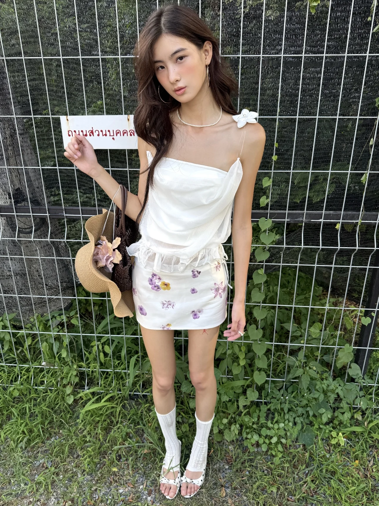 

Оригинальный комплект RunRunSweet из шелка с цветочным принтом, топ и юбка, летняя одежда, женская модная сексуальная юбка длиной до пола