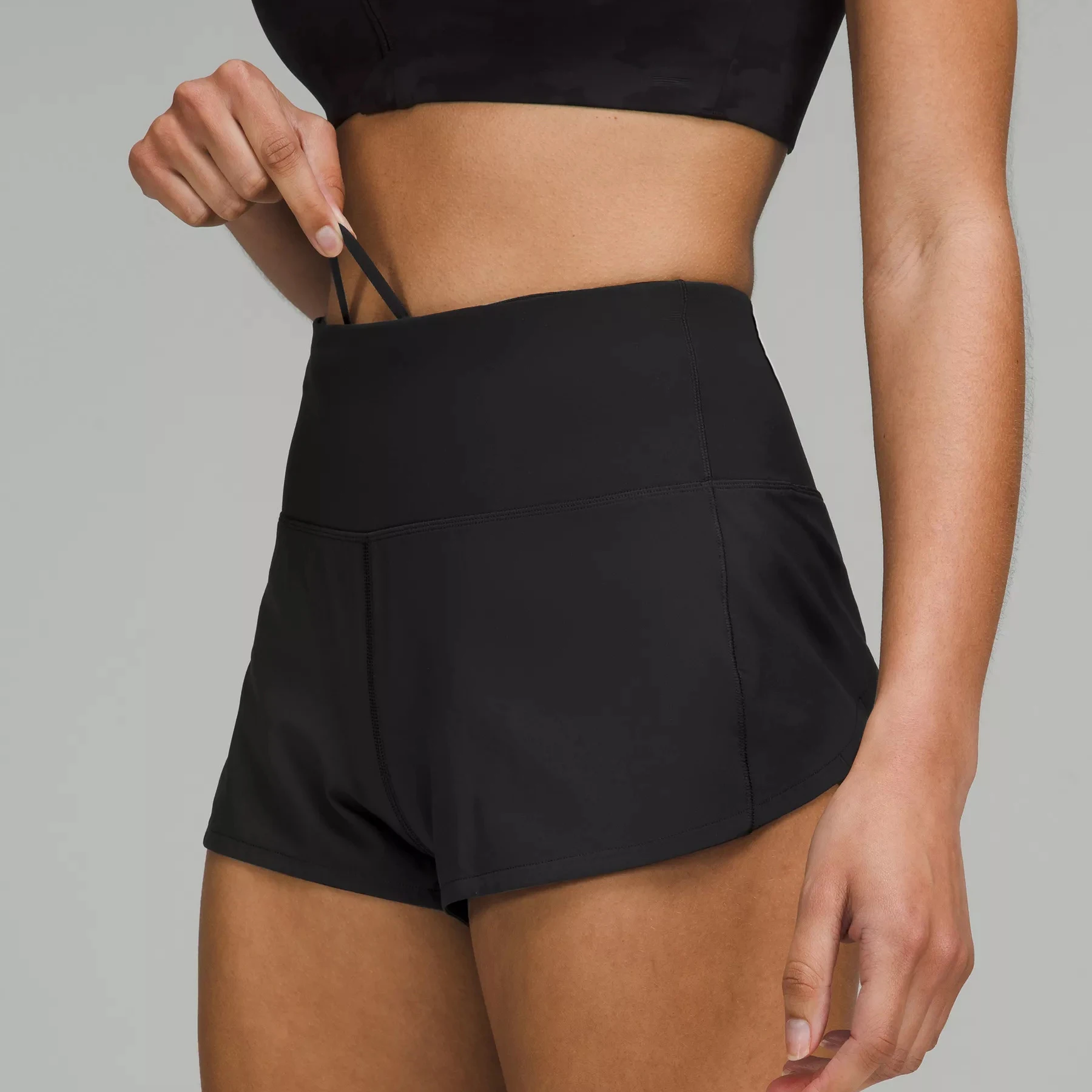 LULU FLORA Summer Yoga Shorts, Cool and Refreshing, 2.5 Inches, Women's Sports, Loose Wide-Leg, Age-Reducing, Breathable Draping