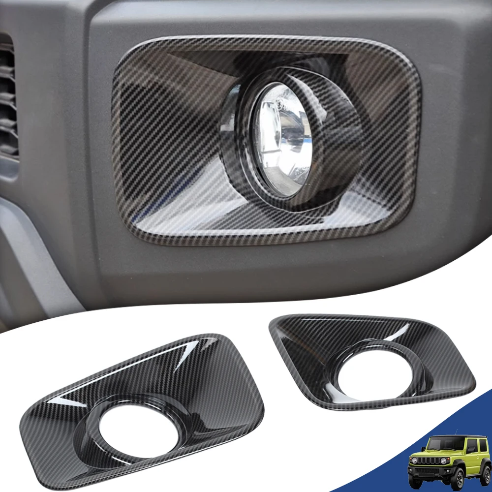 

Car Front Fog Light Lamp Decoration Cover Stickers for Suzuki Jimny JB64 JB74 2019-2023 Lamp Hoods Auto Exterior Accessories