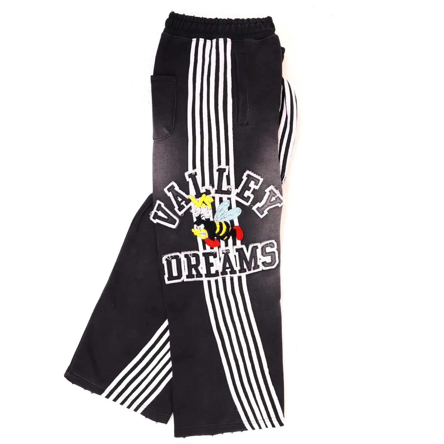 

25ss Высокое качество Vale Washed потертые спортивные штаны одежда для мужчин женщин зима осень повседневные свободные брюки VALLEY