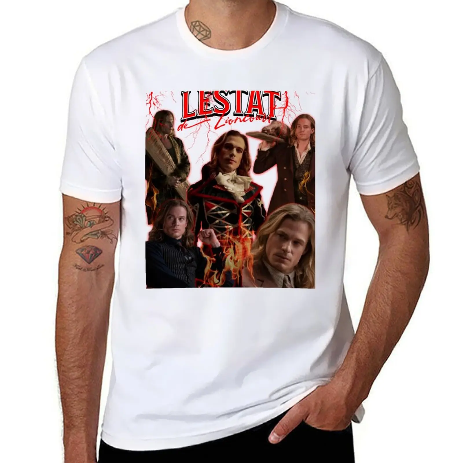 

Lestat de Lioncourt Season 2 90s Retro T-Shirt cotton tshirt 100% T-Shirt