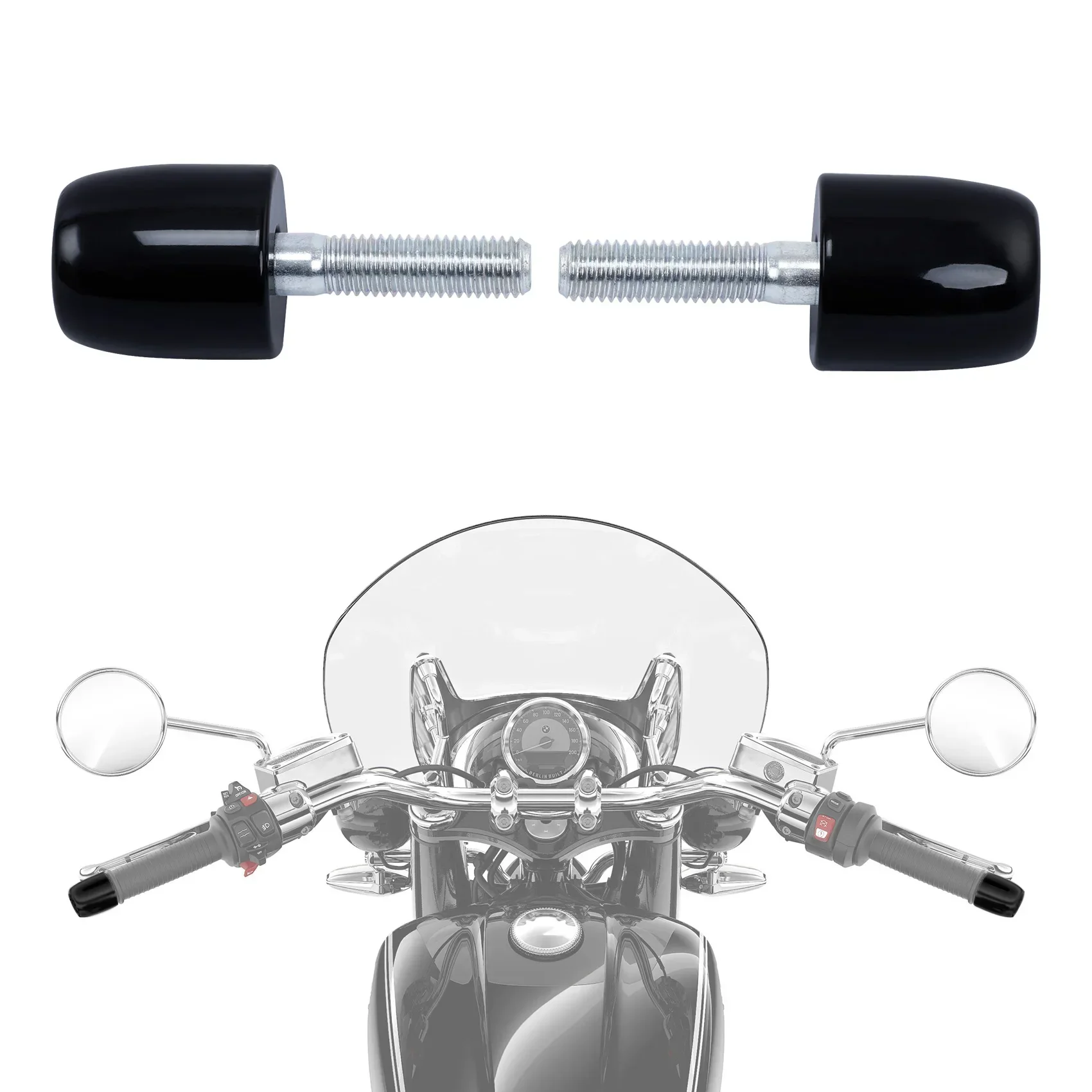 Handlebar Vibration Absorber Ends Caps Cover For BMW R18 Classic 2021-2023 Transcontinental 2022-2023 Motorcycle Parts