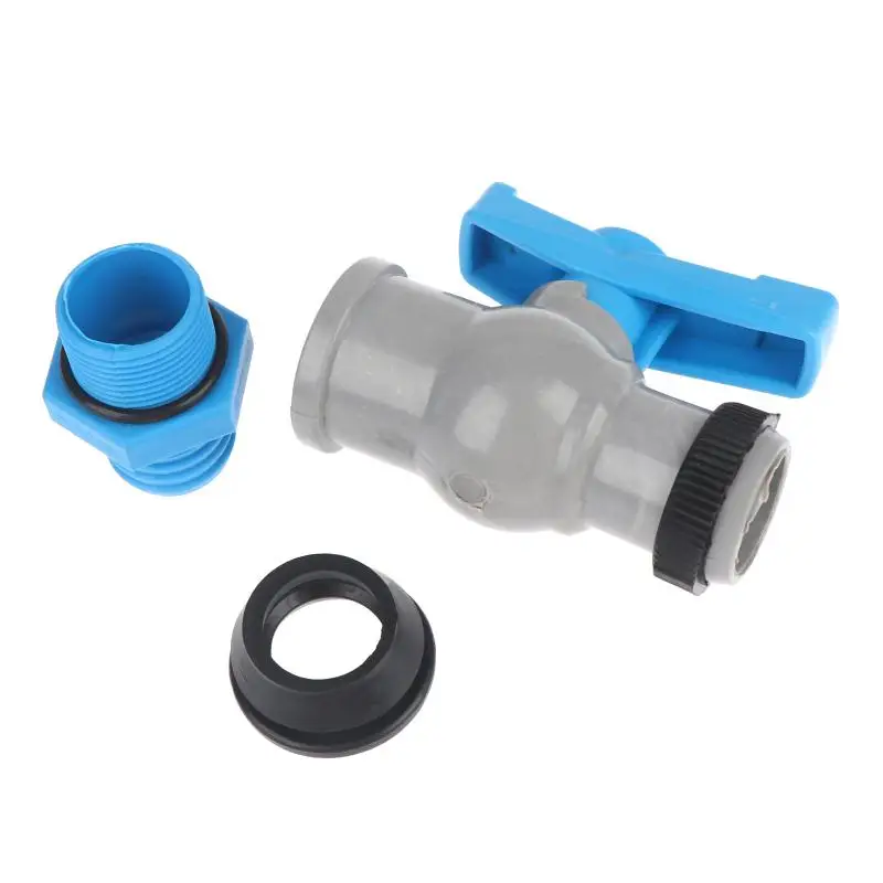 Leak-Free PVC Bypass Valve 1 PCS Fit 28mm Rigid Pipe Micro-Sprinkler Drip Irrigation Connector for Vegetable Garden