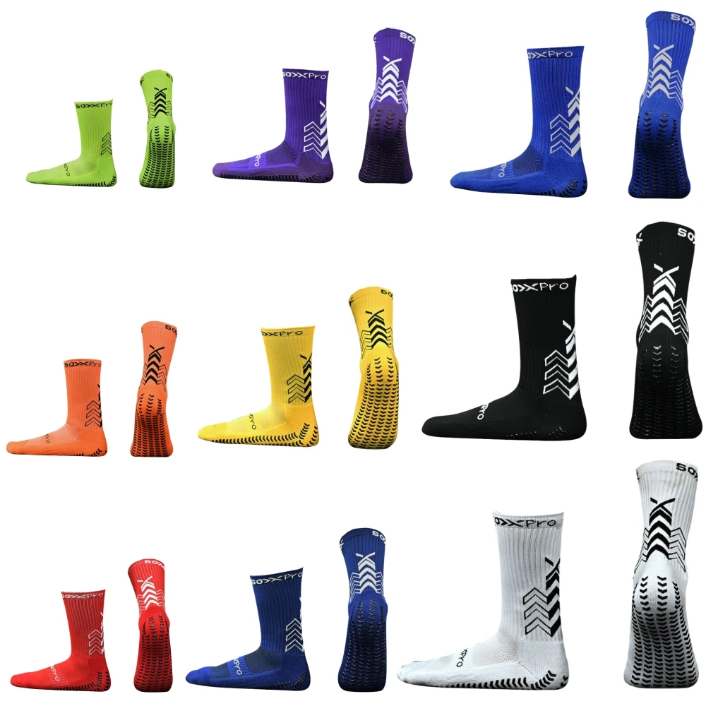 football socks Round Silicone Suction Cup Grip Anti Slip Soccer Socks Sports Men Women Baseball Rugby Sock