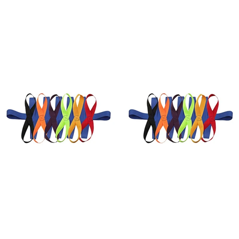 

2X Детские прогулочные тросы для дошкольного детского сада школы детские уличные красочные ручки для до 12 детей 2 учителей
