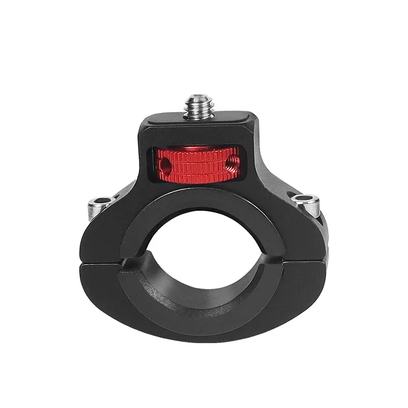 Motocyklowy uchwyt na kierownicę rowerową 1/4 Śrubowy zacisk sztycy rowerowej do Gopro 12 11 do stojaka Insta360 X3 Uchwyt na telefon GPS