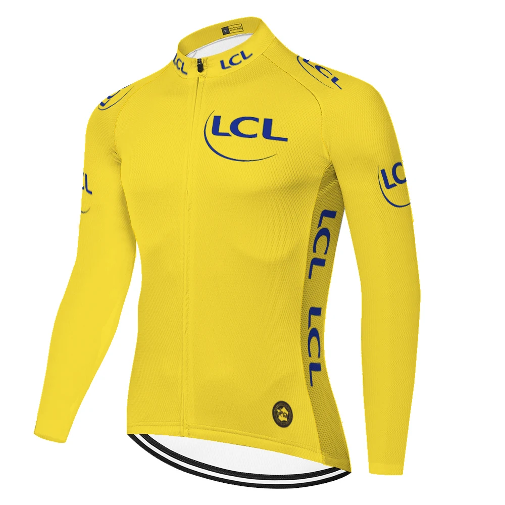 2023 Summer New tour new de france cycling jersey Long Sleeve men maillot largo ciclismo MTB Bike jersey maillot bike shirt