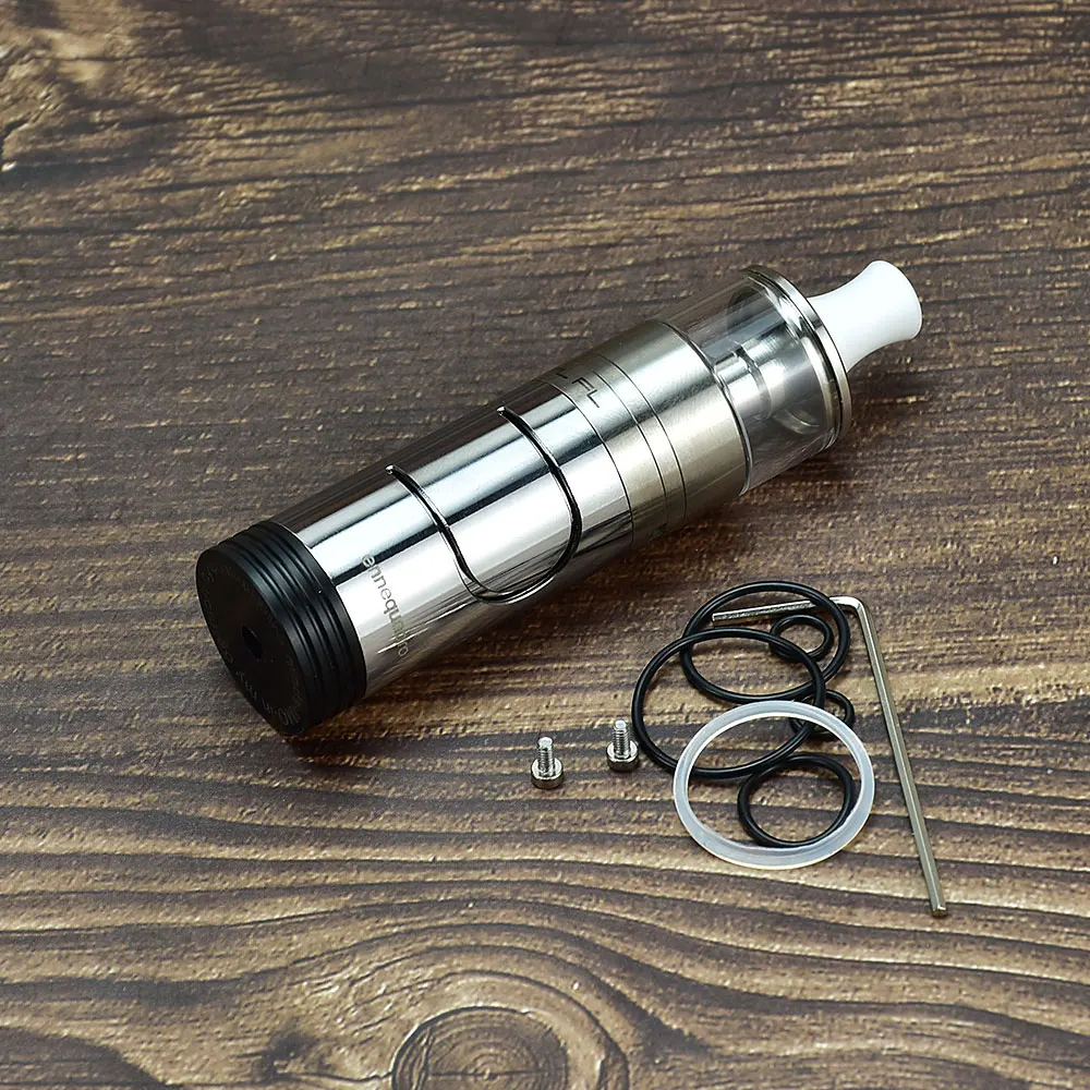 WOLFCOOLVAPE ennequadro mod 3.5 ML RTA Single Coil vape MTL 22mm Vaporizer mod Dvarw mtl fl RTA 18350 Battery Mod