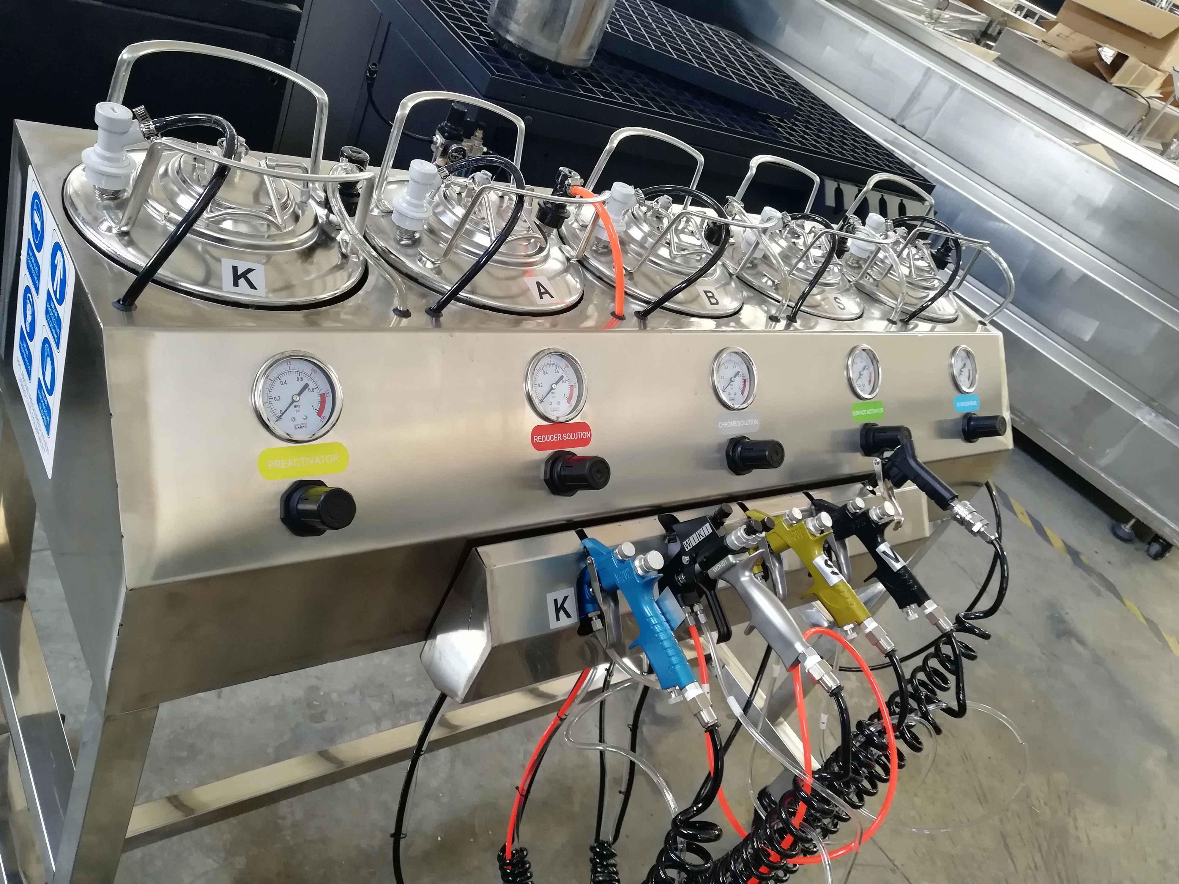 نانو الكروم رذاذ الماء الكروم رذاذ تصفيح الكروم آلة تصفيح الفولاذ المقاوم للصدأ معدات الطلاء معطف معدني