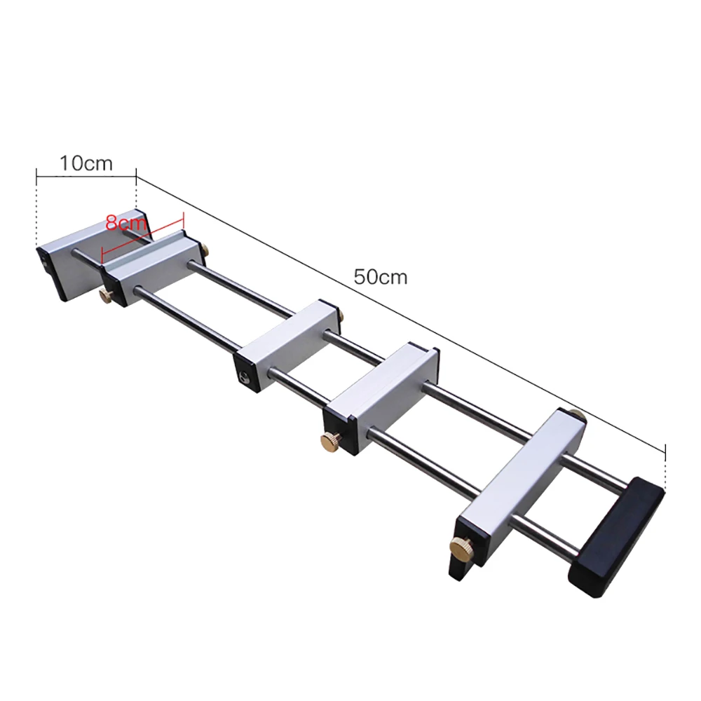 Kitchen Sink Whetstone Base Waterstone Holder Grinding Stone Shelf For 450-80mm Frame Length Adjustable Aluminum Alloy Slider