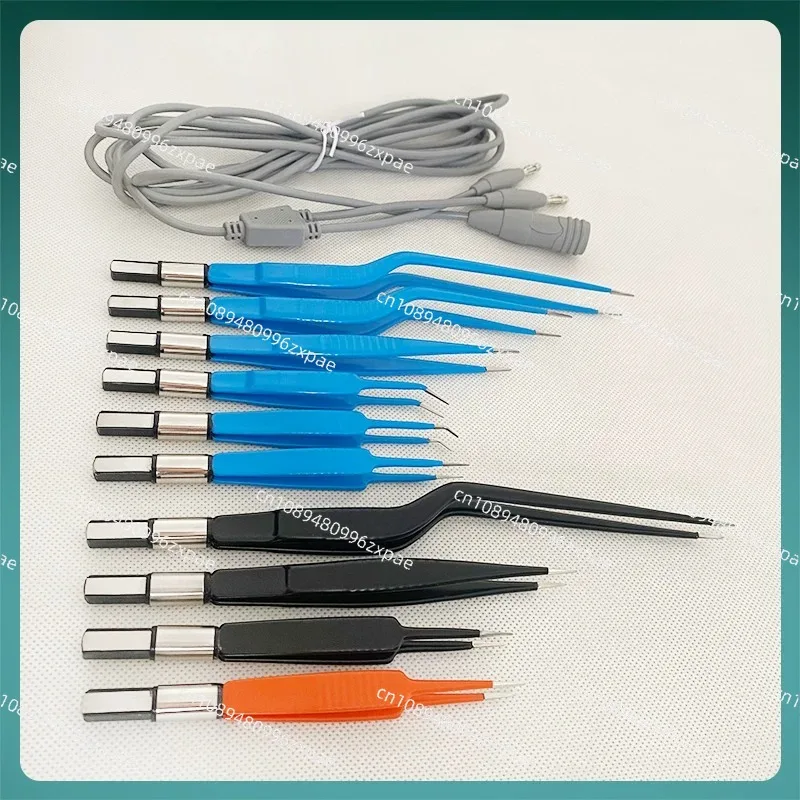 2023 V-LOCK non-stick Coagulation bipolar forceps straight  Compatible With Condenser for electrosurgical unit，Ophthalmic Surgic