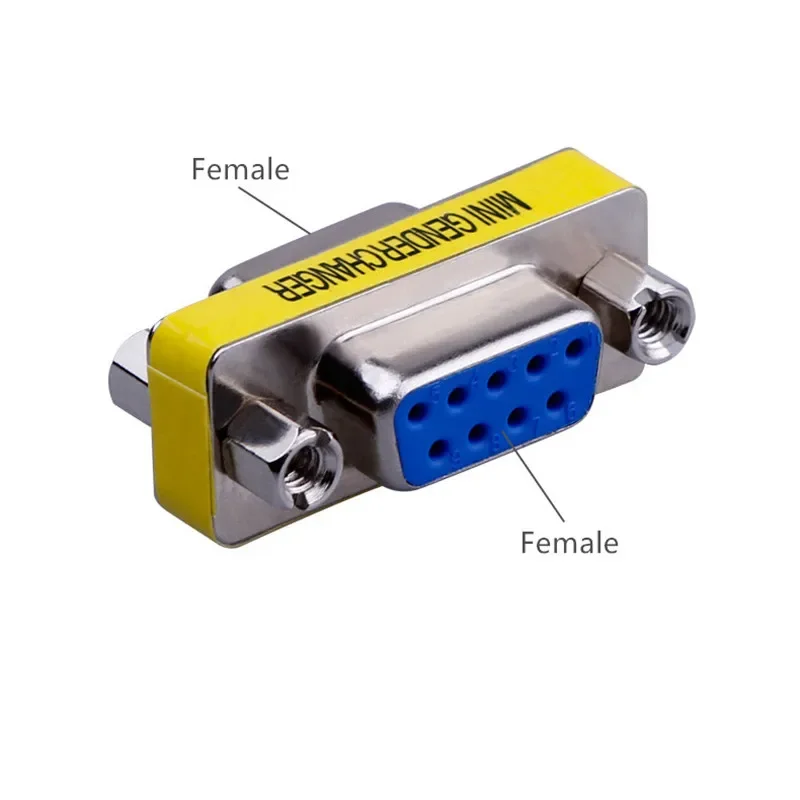 Mini Gender Changer Adapter DB9 DB15 DB25 RS232 Serial Port Com Connector Female/Male