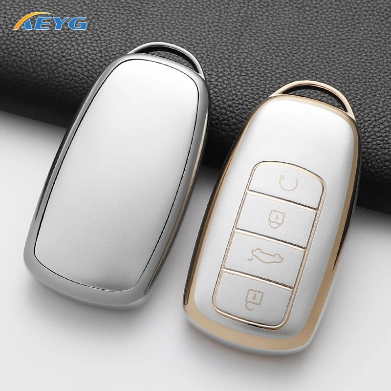 New Fashion Soft TPU Car Key Case Cover Shell For Chery Tiggo 8 Pro Tiggo 8plus New 5 Plus 7pro Omoda 5 Holder Fob Accessories