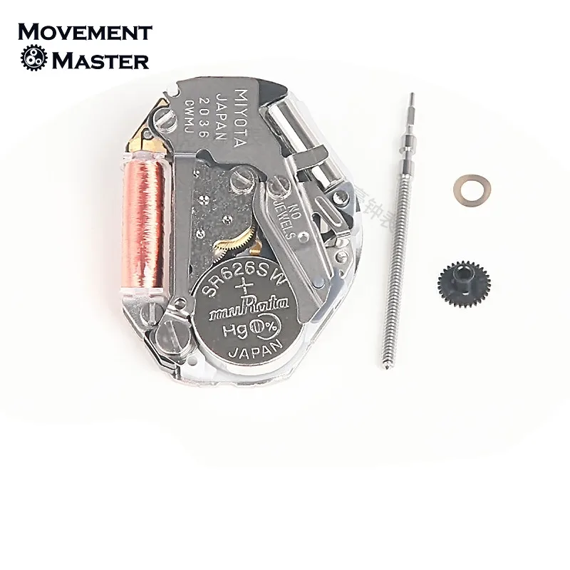 Оригинальный японский механизм MIYOTA 2035, высокая игла, исполнительный механизм 2036, 2033, 2039, кварцевый механизм, часы, запасные части