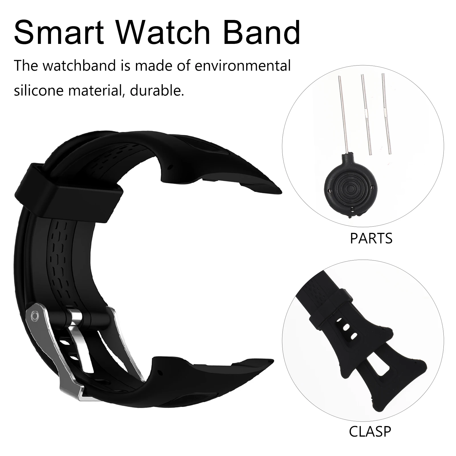 

Smart Watch Silicone Wristb Kids Watch Strap Child Strap Replacement Adjustable Size Gifts Birthday Wedding Christmas