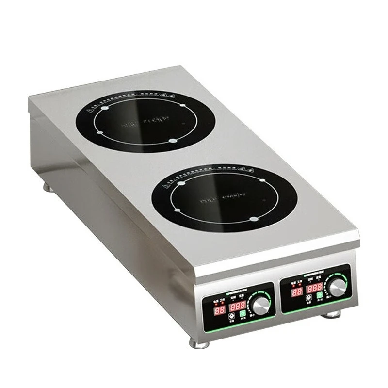 Commercial induction cooker multi-head eye Malatang electric cooker electric cooker stainless steel