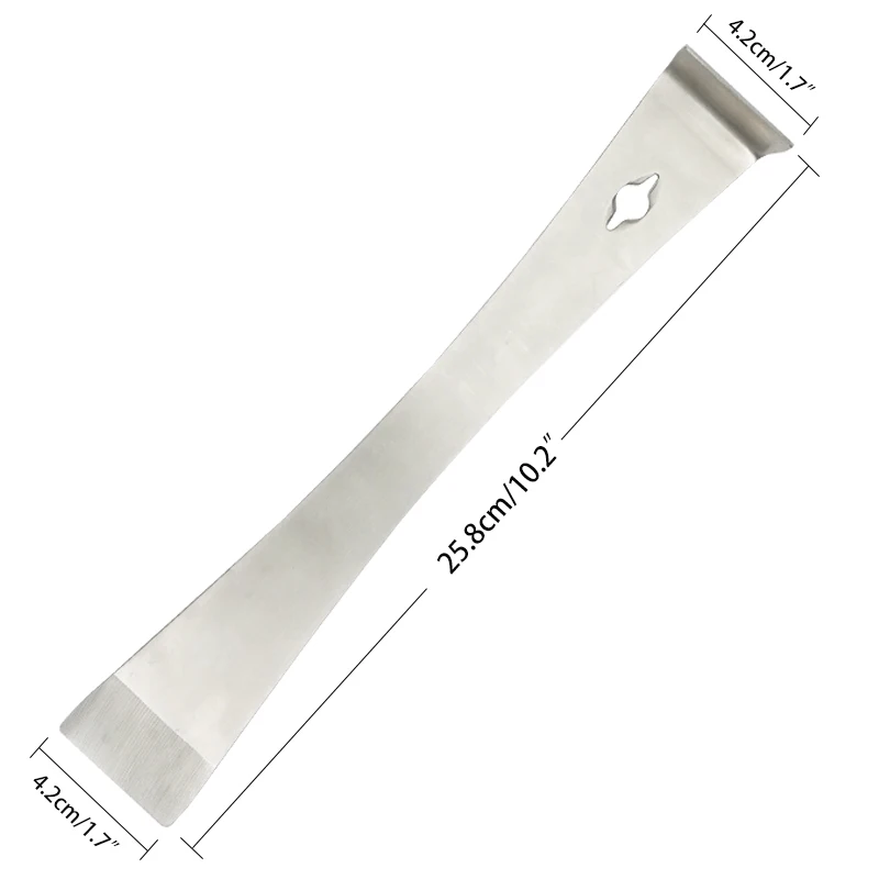 Stainless Steel Bee Hive Hook Scraper Honey Scraping Knife Beekeeping Hive Tool Scraper Beekeeping Equipment Cleaning Tool