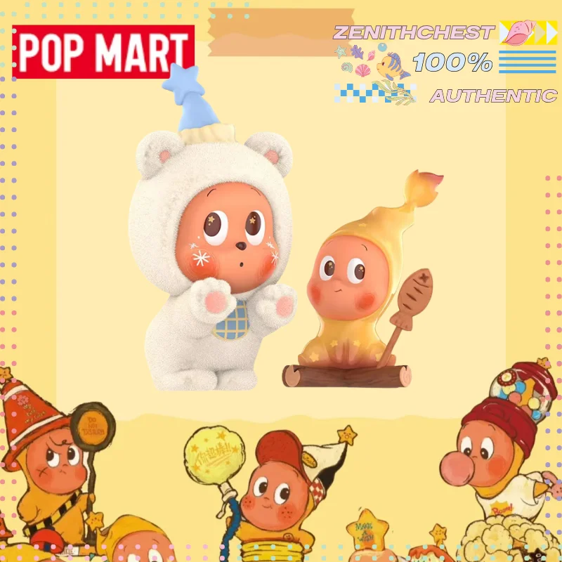 

POP MART Twinkle Twinkle Warm Afternoon In Frozen Soil Art Figurine Hangtag Desktop Ornament Premium Holiday Collectible Gift