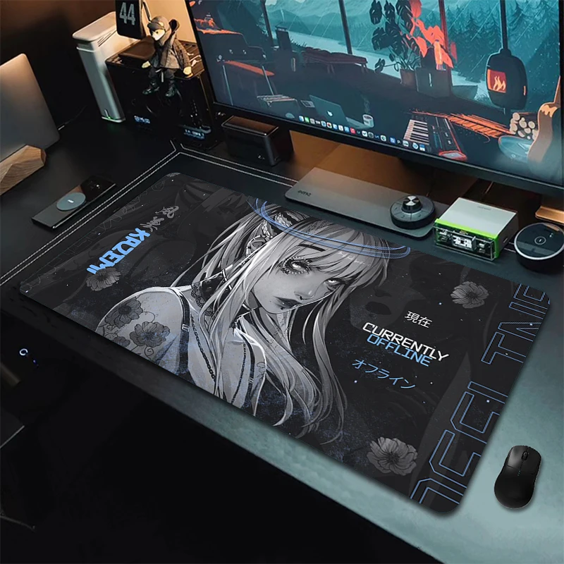 

Gamer Professional Kazemi Gaming Mouse Pad Game Rubber Mouse Mat Akari Large Non-Slip Mousepad Extend Desk Mat Anime Desk Pads