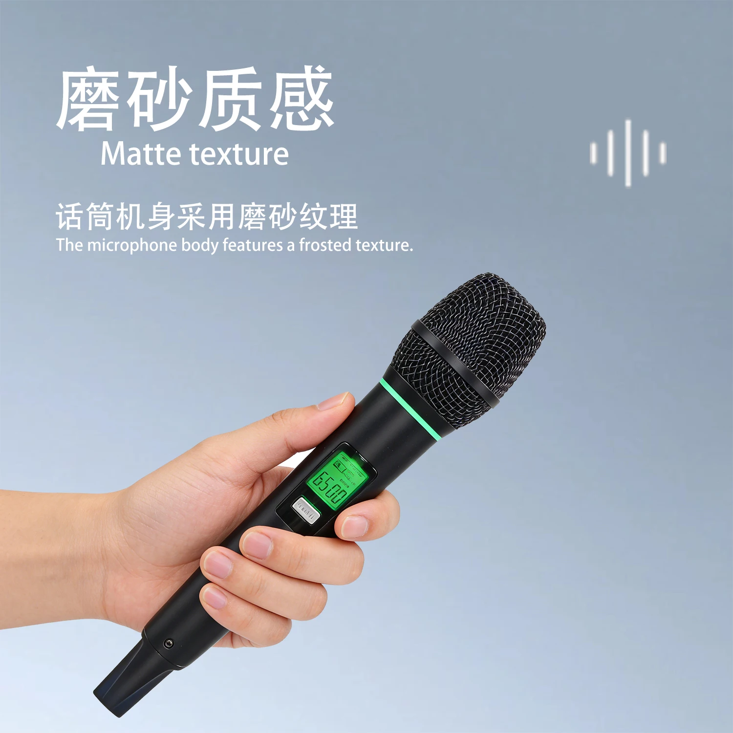 ANT2 Wireless Charging Microphone 1in2 Stage Singing Dynamic Universal Performance Live Streaming Professional Handheld Home Use - Detail 1