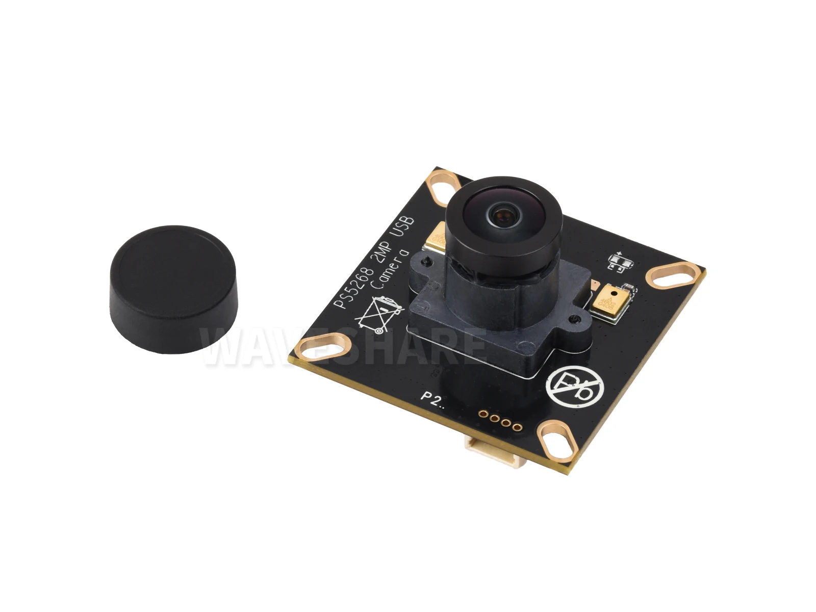 PS5268 2MP M12 USB Camera Module USB2.0 Wide Dynamic Onboard Dual Microphone Rolling Shutter For Raspberry Pi
