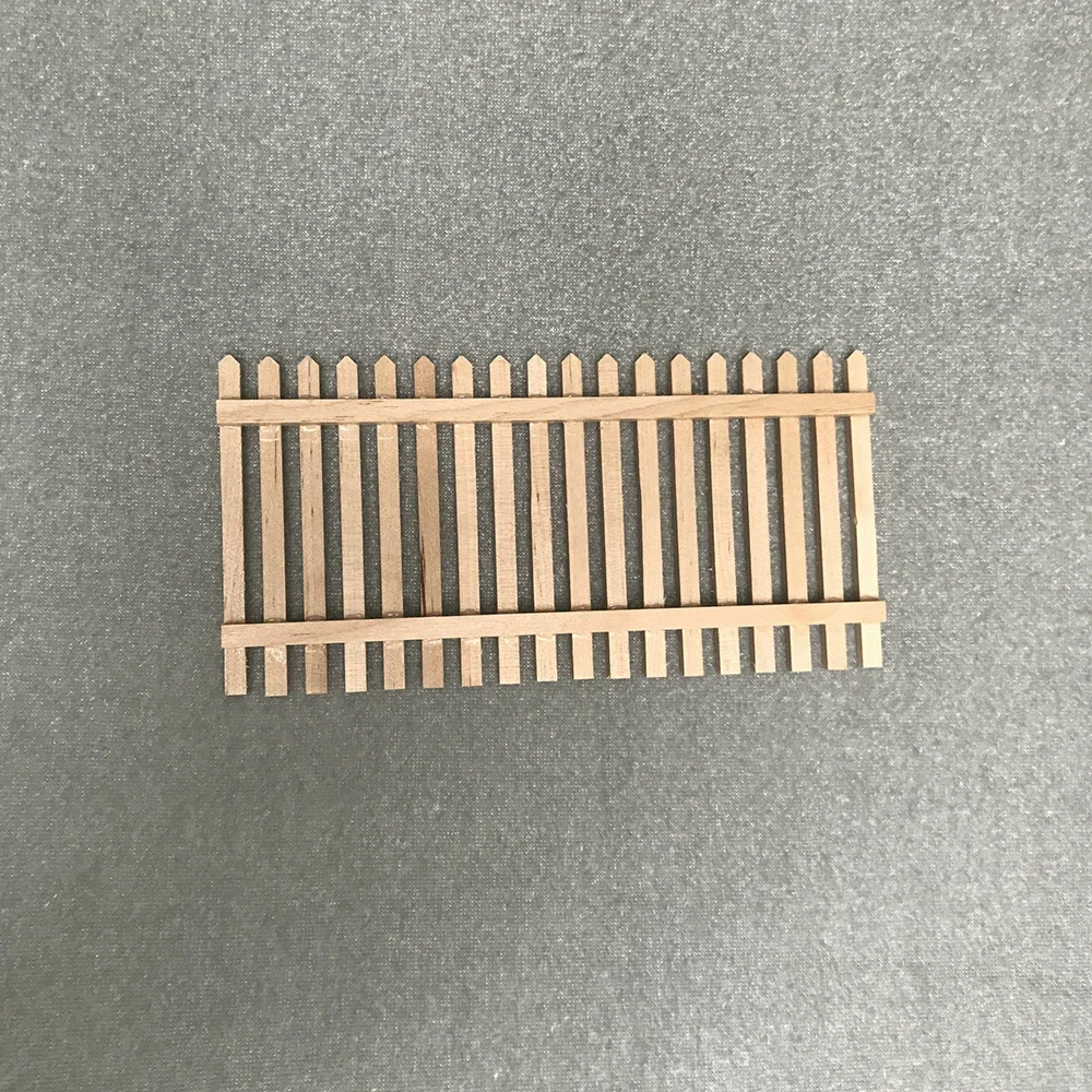 Main courante Miniature en bois pour maison de poupée, Mini clôture de jardin, jouet pour maison de poupée, accessoires de décoration ob11 bjd, 1/12