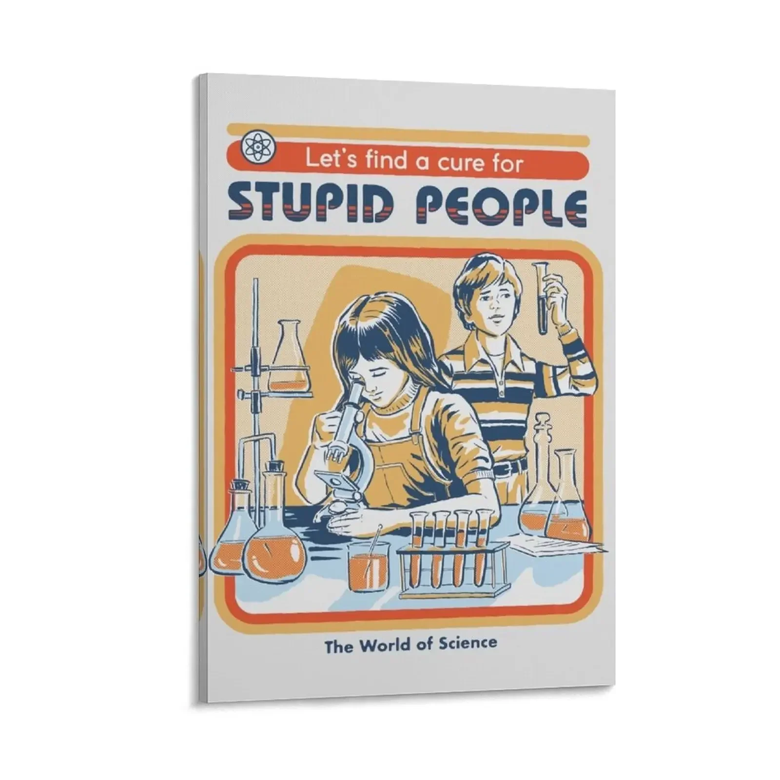 

A Cure For Stupid People Canvas Painting stickers & posters Decoration for home room decorations for girls
